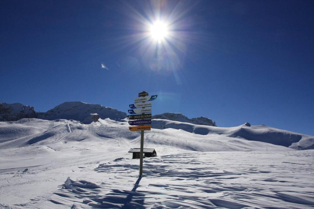 Au Pied Des Pistes Appart 4 Ou 5 Pers Superdevoluy Exterior foto